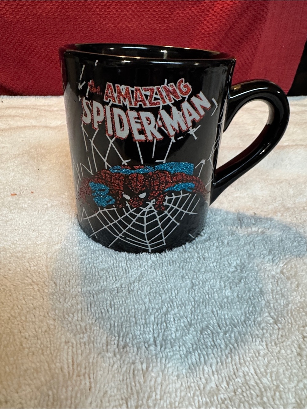 Marvel The Amazing Spider-Man Black Red Blue Ceramic Mug